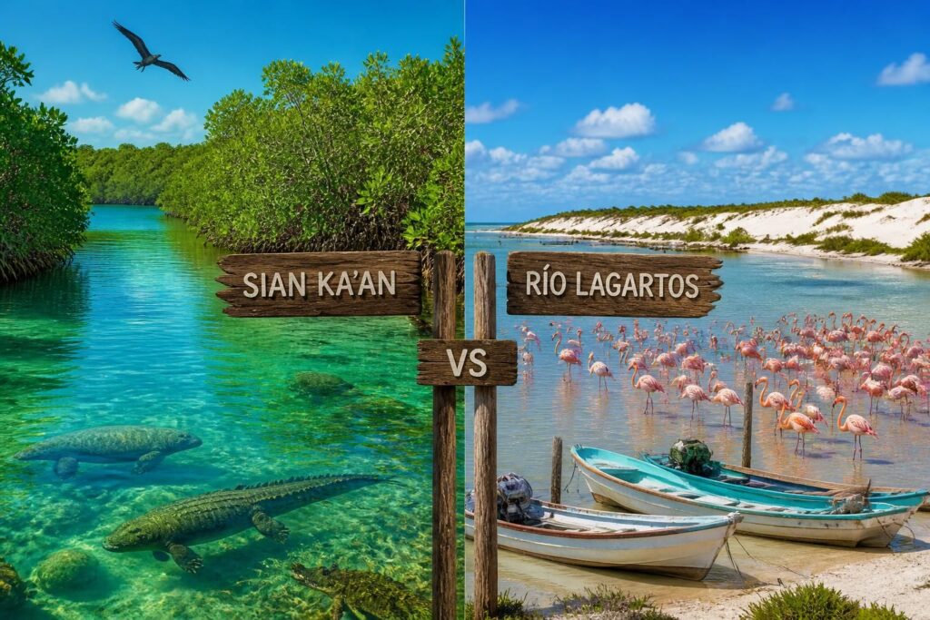 descubre las diferencias clave entre sian ka'an y río lagartos para elegir el destino ideal para tu próximo viaje. explora sus paisajes, fauna y actividades turísticas únicas.