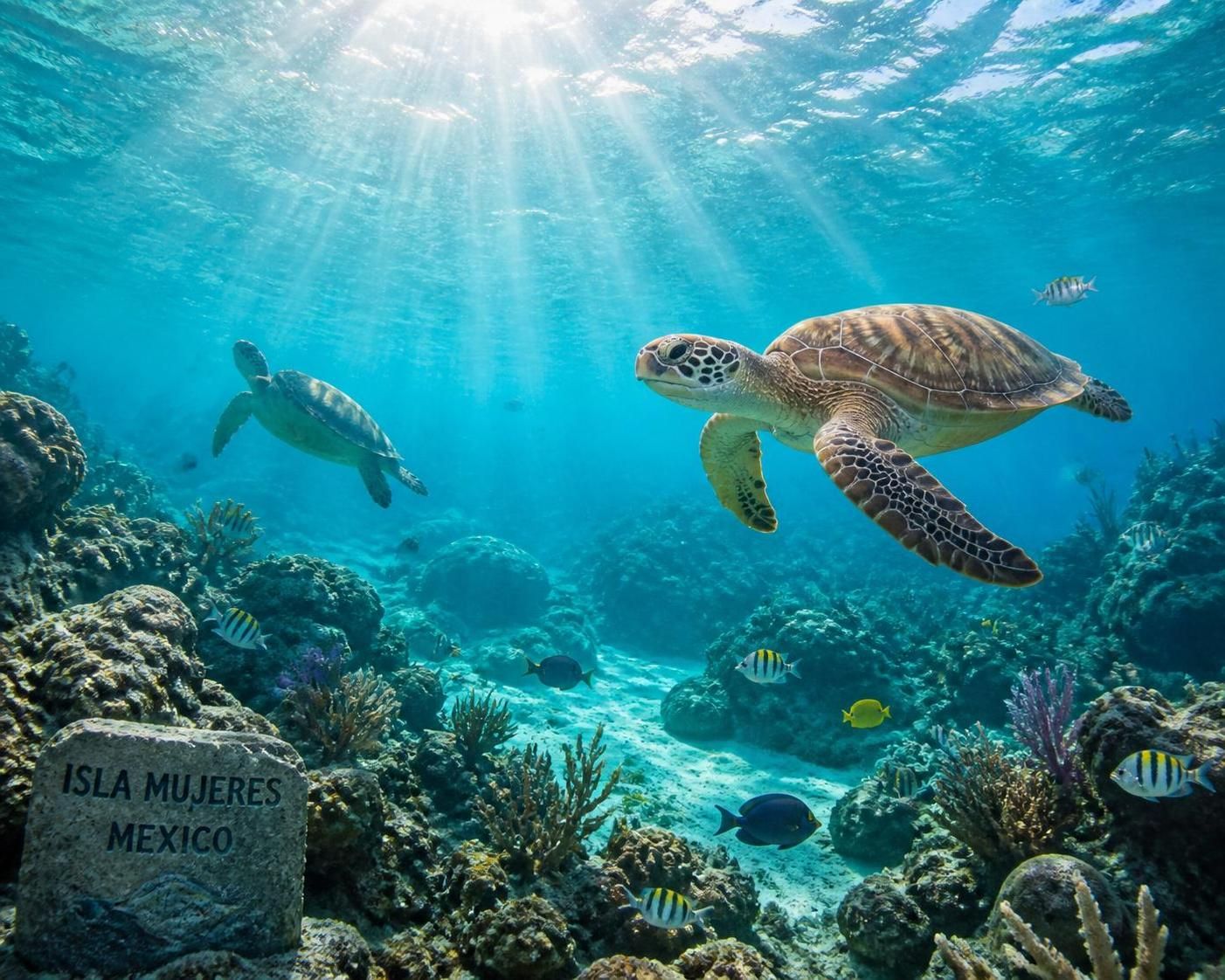 descubre las increíbles especies marinas que podrás ver al hacer snorkel en isla mujeres. explora sus aguas cristalinas y disfruta de una experiencia única bajo el mar.