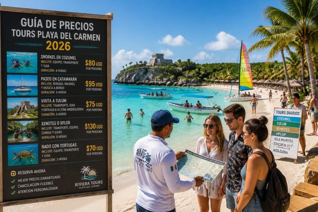 descubre la guía definitiva de precios para tours en playa del carmen en 2026 y planifica tu aventura ideal con los mejores consejos y ofertas.