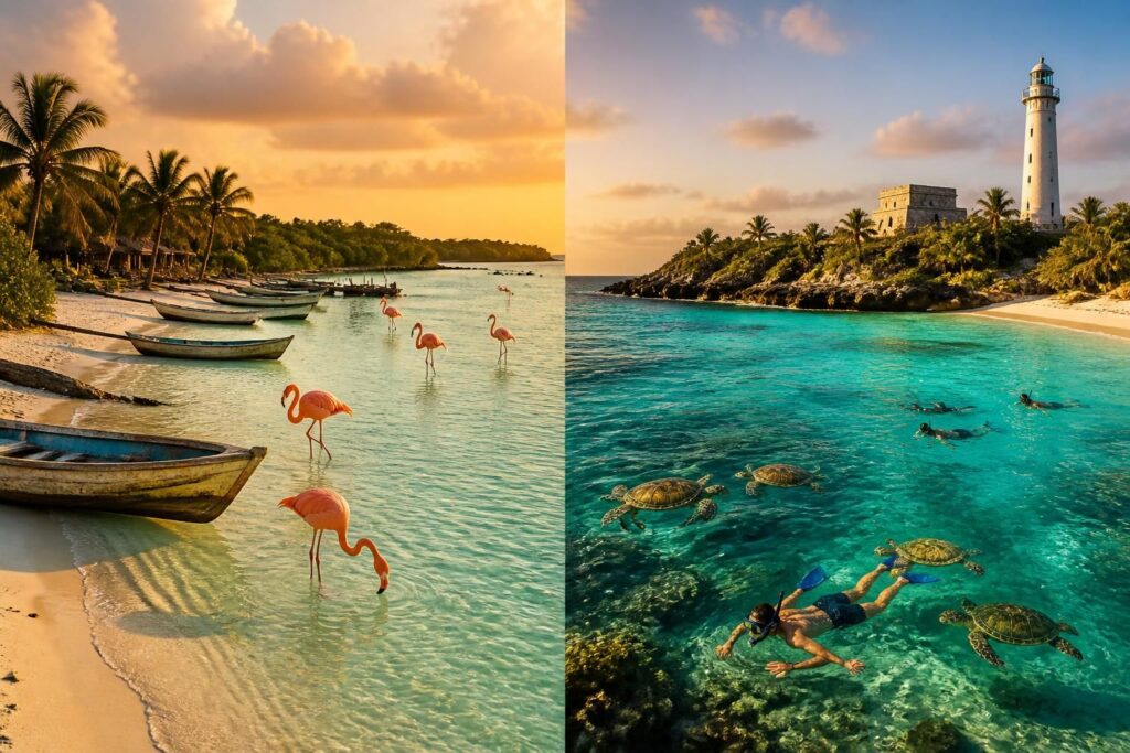 compara holbox e isla mujeres para descubrir cuál es la mejor opción para tus vacaciones ideales. explora sus playas, actividades y ambiente para elegir tu destino perfecto.