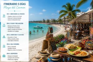 Itinerario de 5 días en Playa del Carmen: guía completa para aprovechar al máximo tu viaje