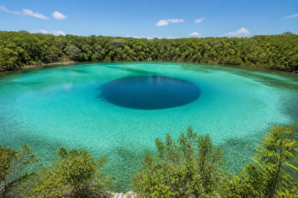 descubre laguna kaan luum, un cenote circular impresionante que cautiva a todos con sus aguas cristalinas y su paisaje natural único. ¡una experiencia inolvidable en el corazón de méxico!