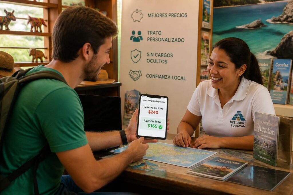 descubre por qué reservar directamente con la agencia local es más económico y cómo puedes ahorrar en tus próximas vacaciones al evitar intermediarios.