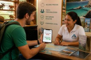 Por qué reservar directo con la agencia local es más económico