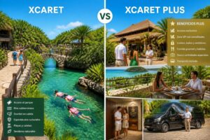 Xcaret vs xcaret plus: diferencias clave y cuál conviene más