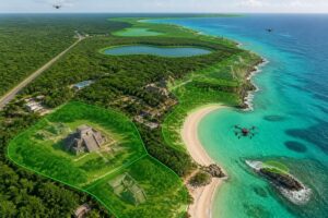 Dónde está permitido volar drones en tours por la Riviera Maya