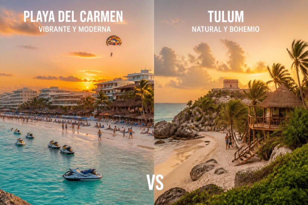 descubre las diferencias entre playa del carmen y tulum para elegir dónde hospedarte y disfrutar de una experiencia inolvidable en la riviera maya.
