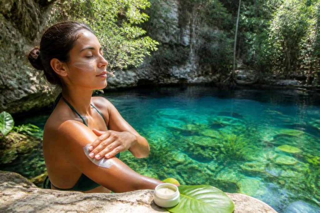 descubre por qué es obligatorio usar protector solar biodegradable en cenotes para proteger estos ecosistemas únicos y preservar su belleza natural.